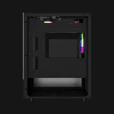 Gabinete Ocelot Gaming Glass En6 Psu No, Vent. 1x 120 Mm, Negro